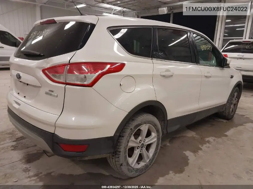 1FMCU0GX8FUC24022 2015 Ford Escape Se