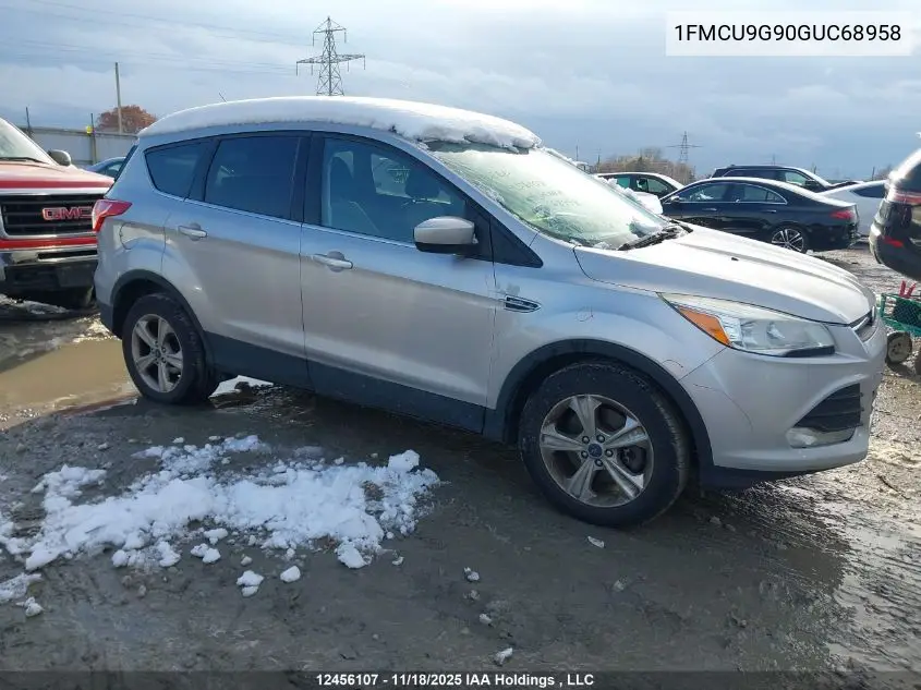 1FMCU9G90GUC68958 2016 Ford Escape Se
