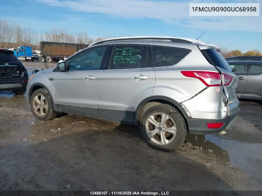 1FMCU9G90GUC68958 2016 Ford Escape Se