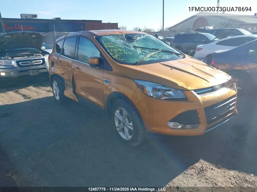 1FMCU0G73GUA78694 2016 Ford Escape Se