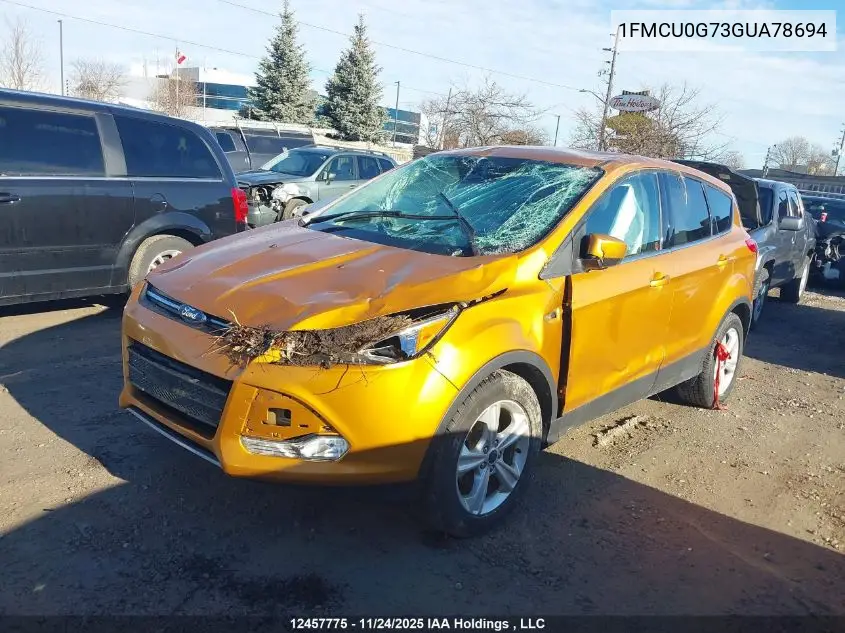 1FMCU0G73GUA78694 2016 Ford Escape Se
