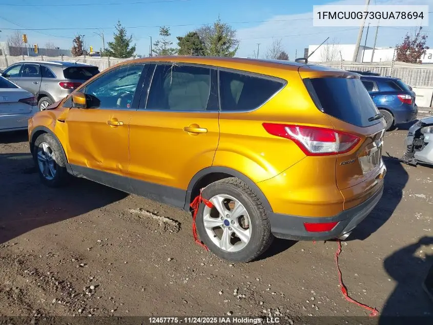 1FMCU0G73GUA78694 2016 Ford Escape Se
