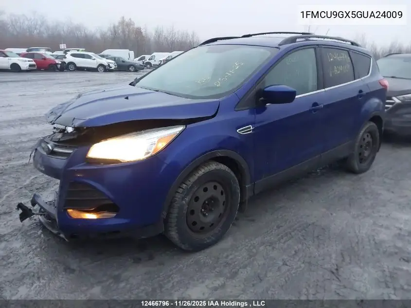 1FMCU9GX5GUA24009 2016 Ford Escape Se