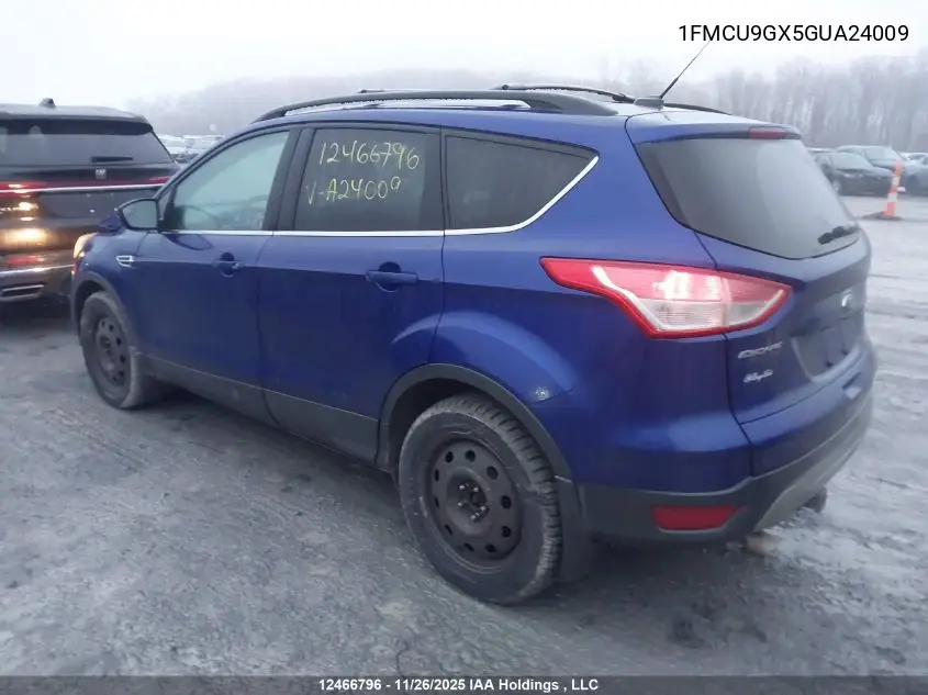 1FMCU9GX5GUA24009 2016 Ford Escape Se