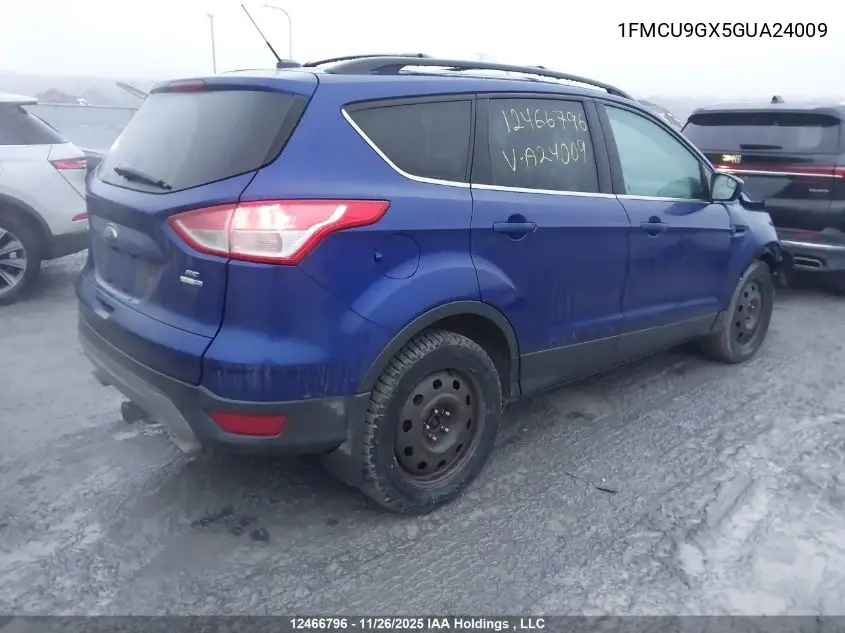 1FMCU9GX5GUA24009 2016 Ford Escape Se