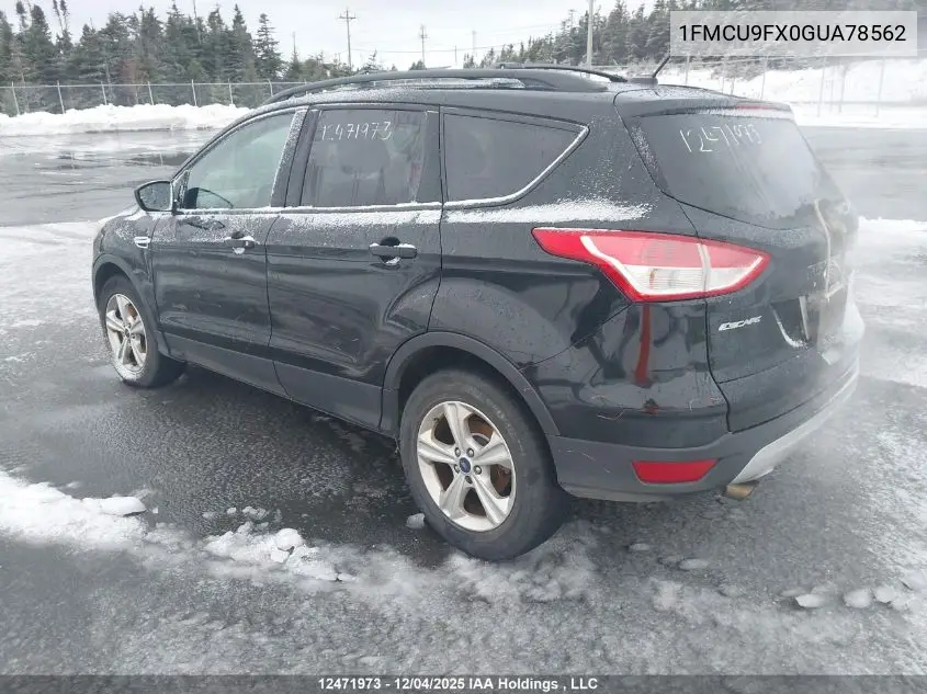 1FMCU9FX0GUA78562 2016 Ford Escape S