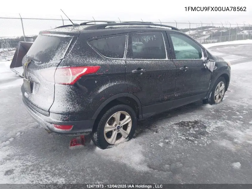 1FMCU9FX0GUA78562 2016 Ford Escape S