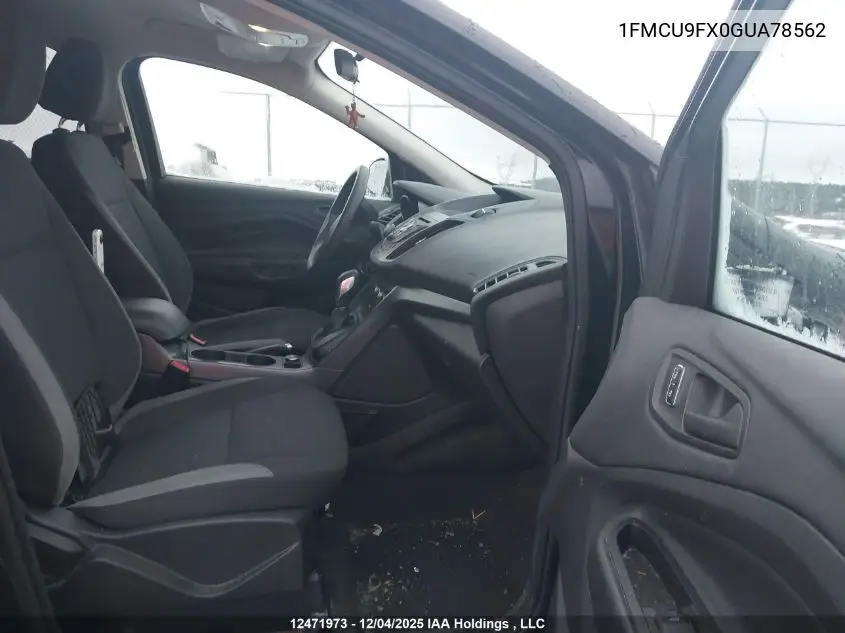 1FMCU9FX0GUA78562 2016 Ford Escape S