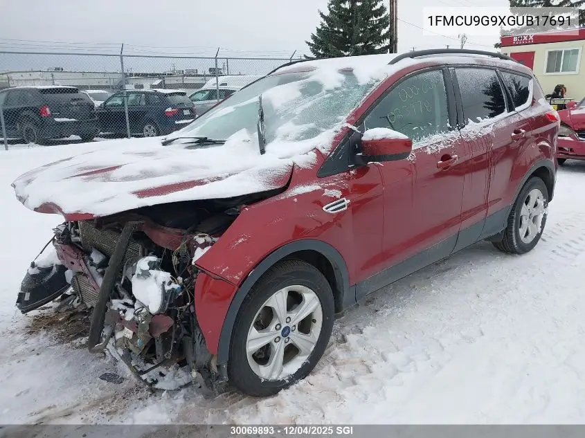 1FMCU9G9XGUB17691 2016 Ford Escape Se
