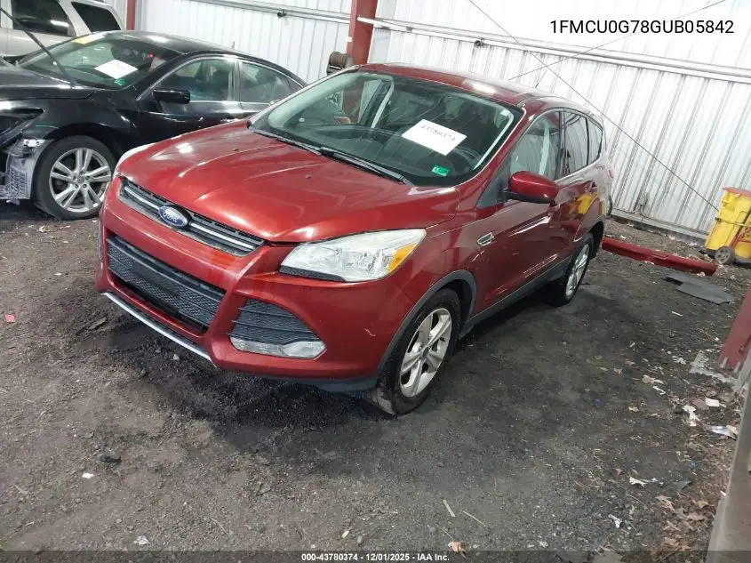 1FMCU0G78GUB05842 2016 Ford Escape Se