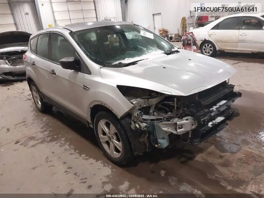 1FMCU0F75GUA61641 2016 Ford Escape S