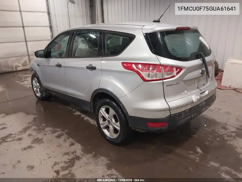 1FMCU0F75GUA61641 2016 Ford Escape S