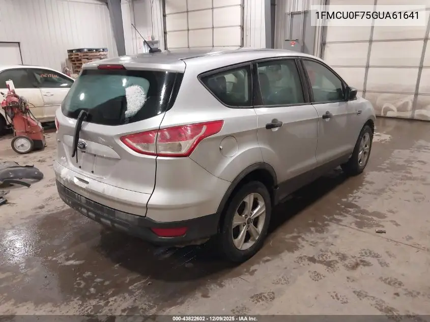 1FMCU0F75GUA61641 2016 Ford Escape S