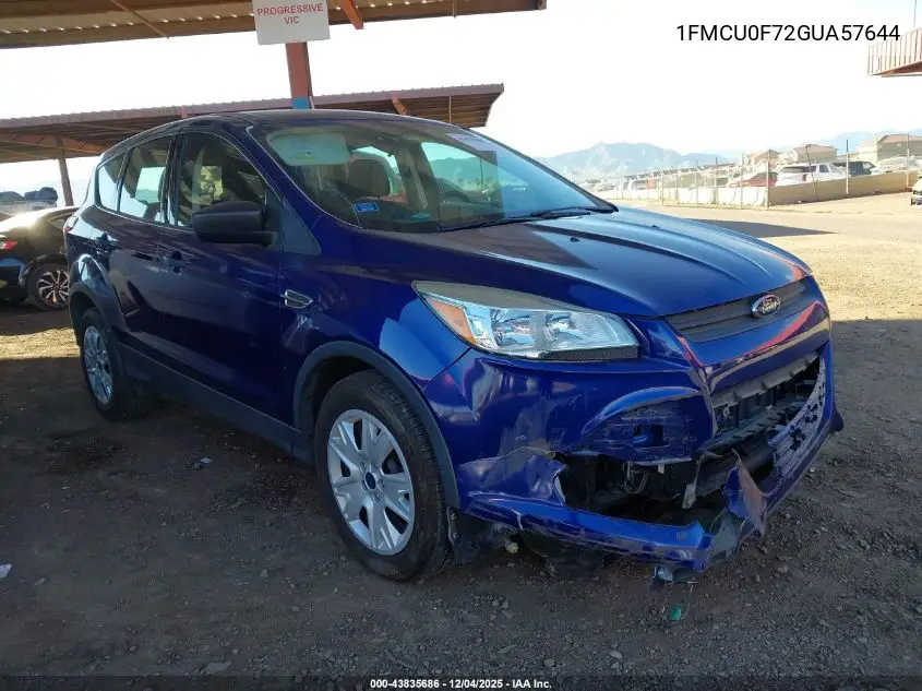 1FMCU0F72GUA57644 2016 Ford Escape S