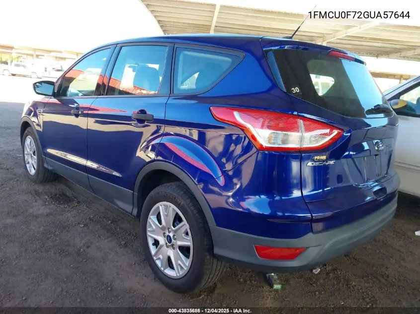 1FMCU0F72GUA57644 2016 Ford Escape S