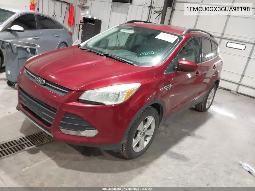 1FMCU0GX3GUA98198 2016 Ford Escape Se