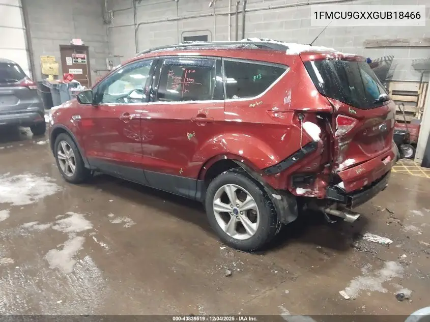 1FMCU9GXXGUB18466 2016 Ford Escape Se