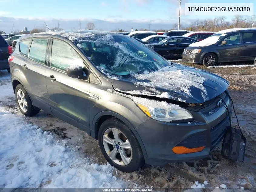 1FMCU0F73GUA50380 2016 Ford Escape S