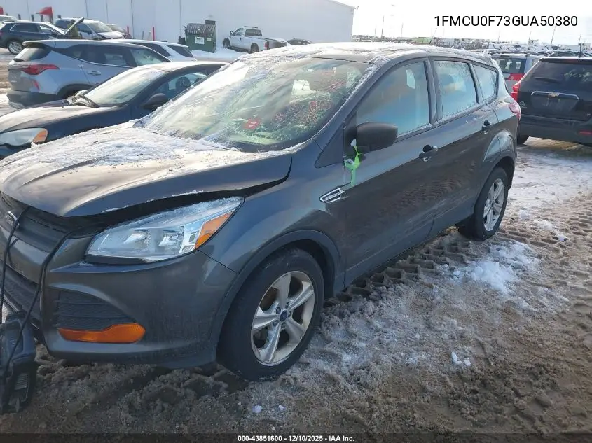 1FMCU0F73GUA50380 2016 Ford Escape S