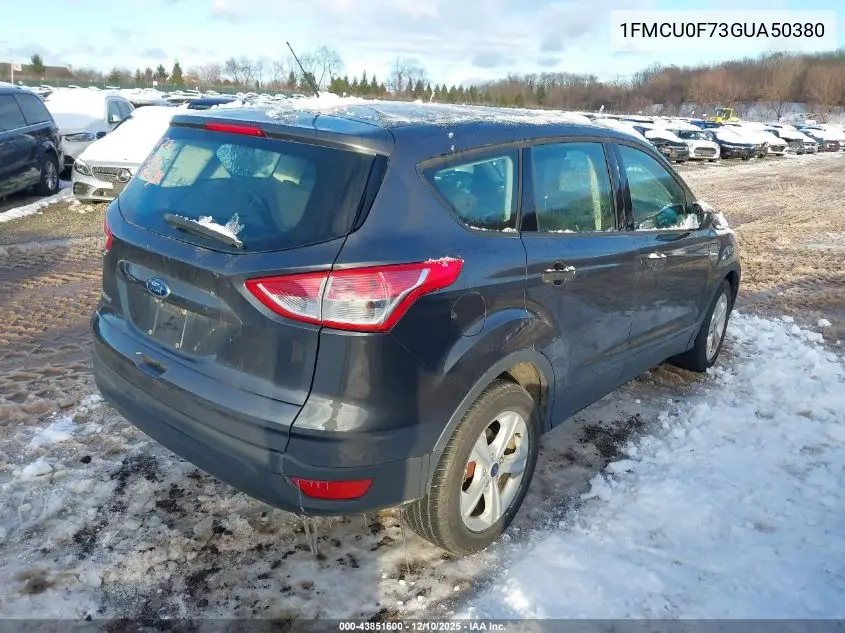 1FMCU0F73GUA50380 2016 Ford Escape S