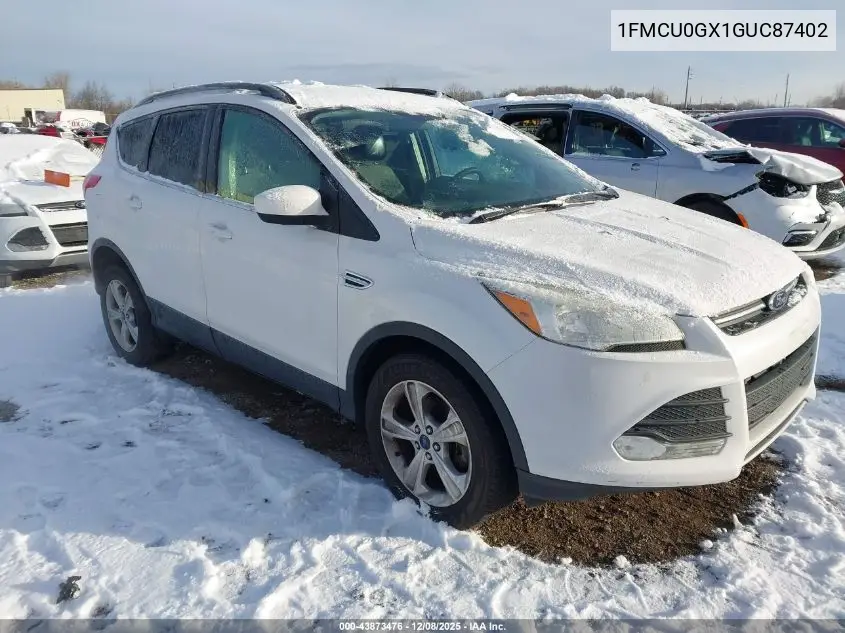 1FMCU0GX1GUC87402 2016 Ford Escape Se