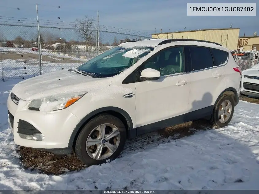 1FMCU0GX1GUC87402 2016 Ford Escape Se