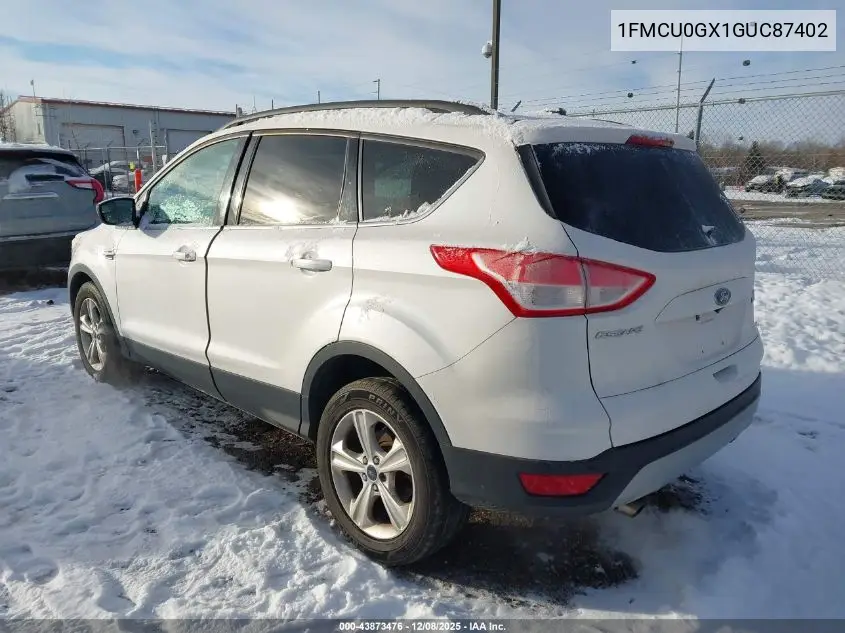 1FMCU0GX1GUC87402 2016 Ford Escape Se