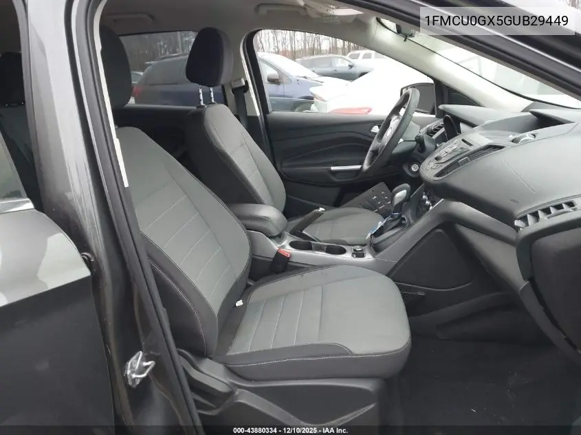 1FMCU0GX5GUB29449 2016 Ford Escape Se