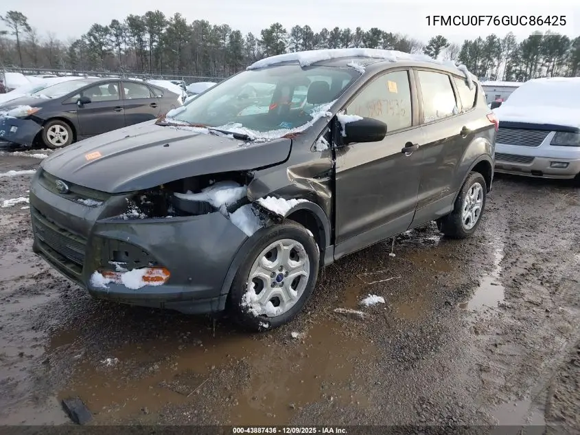 1FMCU0F76GUC86425 2016 Ford Escape S