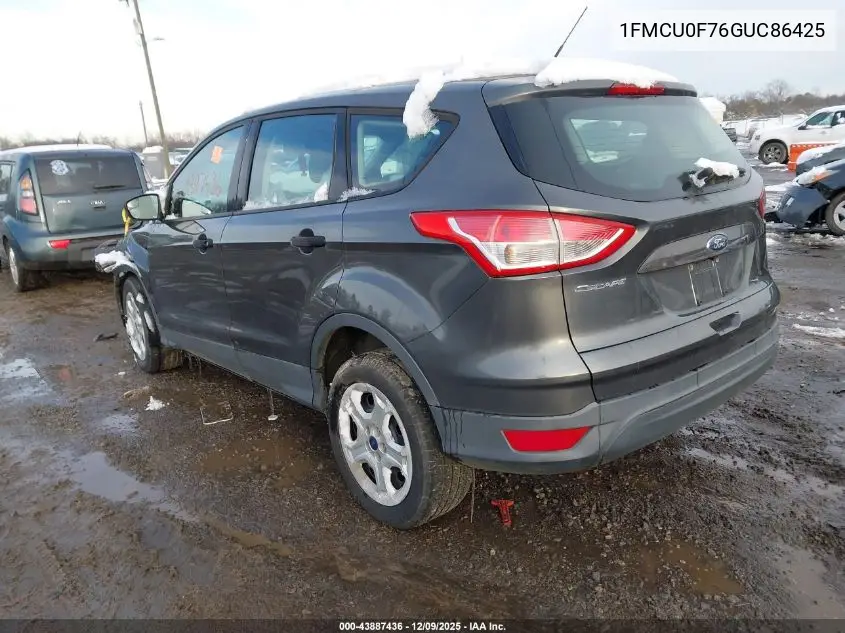 1FMCU0F76GUC86425 2016 Ford Escape S