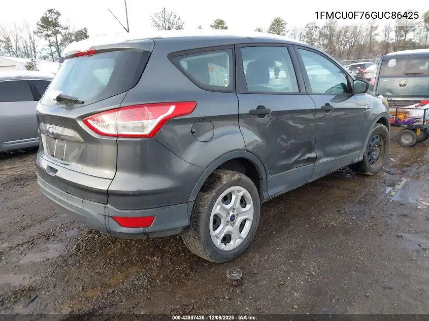 1FMCU0F76GUC86425 2016 Ford Escape S