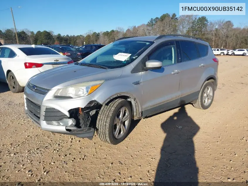 1FMCU0GX9GUB35142 2016 Ford Escape Se