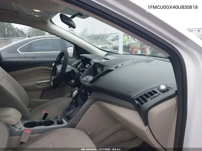 1FMCU0GX4GUB30818 2016 Ford Escape Se