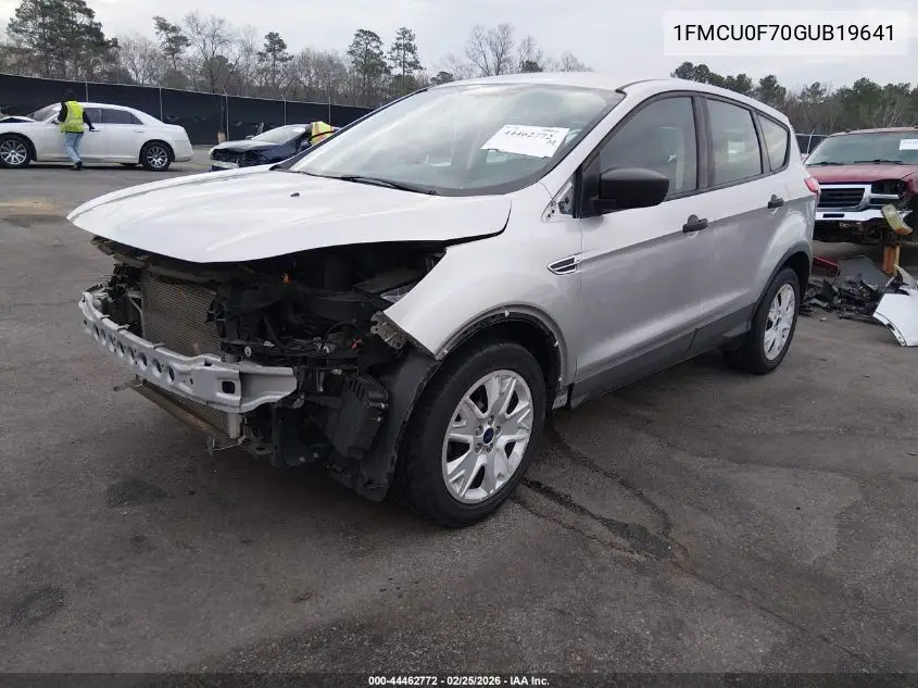 1FMCU0F70GUB19641 2016 Ford Escape S