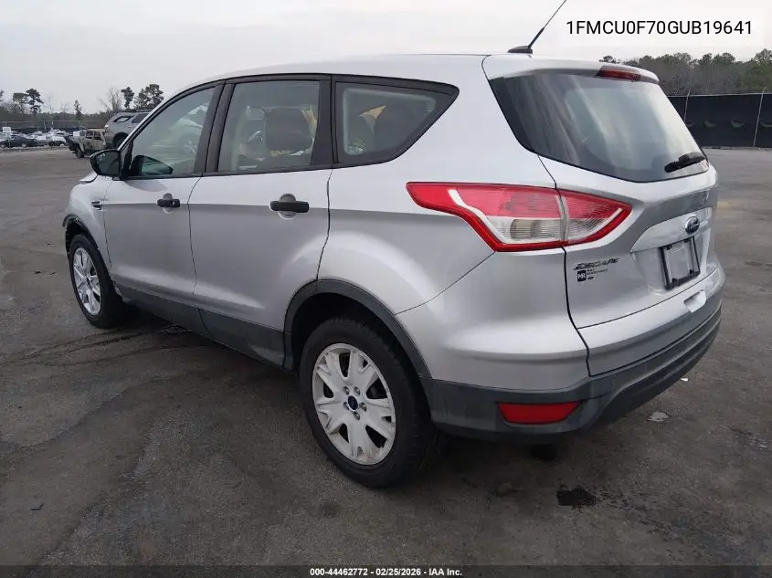 1FMCU0F70GUB19641 2016 Ford Escape S
