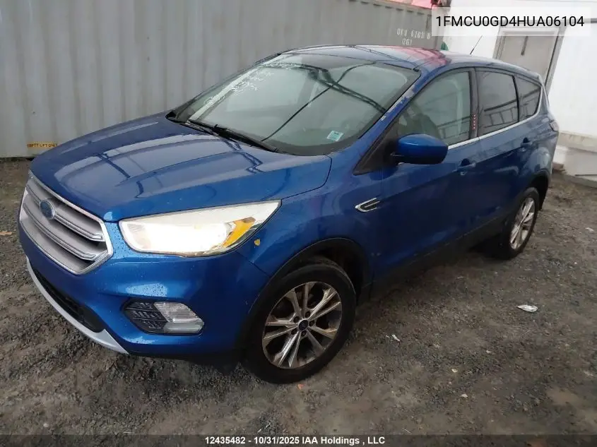 1FMCU0GD4HUA06104 2017 Ford Escape Se