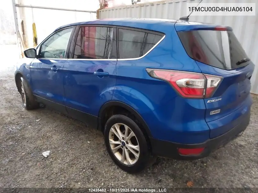 1FMCU0GD4HUA06104 2017 Ford Escape Se