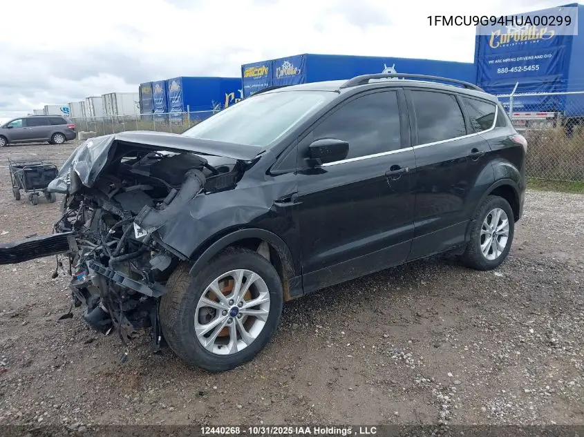1FMCU9G94HUA00299 2017 Ford Escape Se