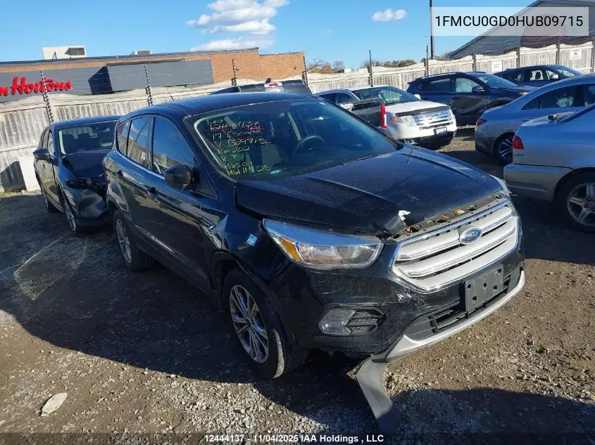 1FMCU0GD0HUB09715 2017 Ford Escape Se