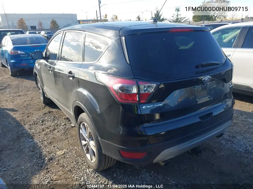 1FMCU0GD0HUB09715 2017 Ford Escape Se