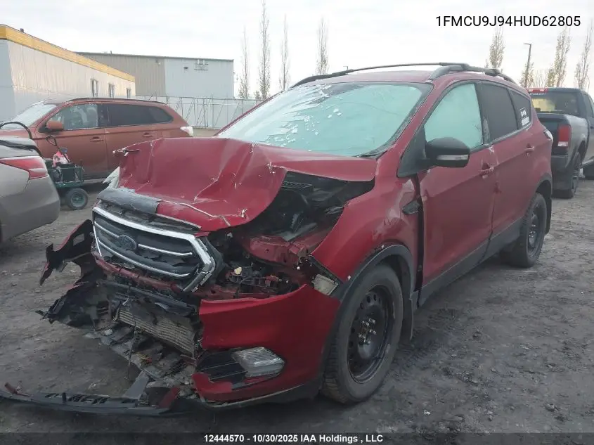 1FMCU9J94HUD62805 2017 Ford Escape Titanium
