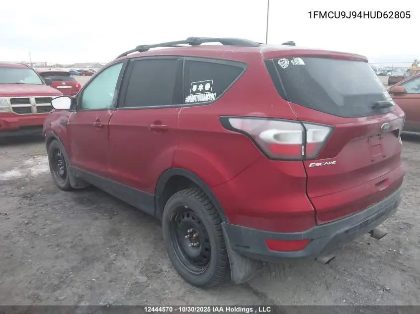 1FMCU9J94HUD62805 2017 Ford Escape Titanium
