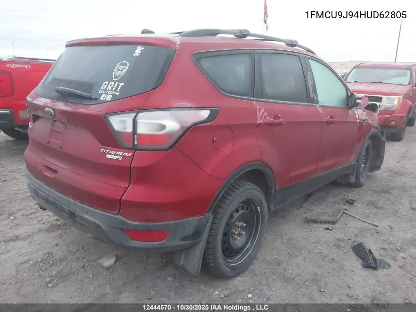 1FMCU9J94HUD62805 2017 Ford Escape Titanium