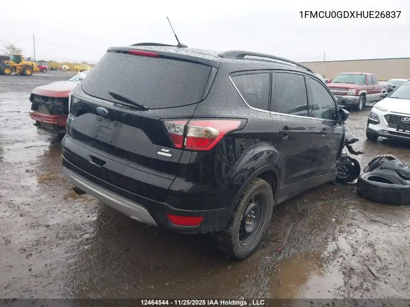 1FMCU0GDXHUE26837 2017 Ford Escape Se