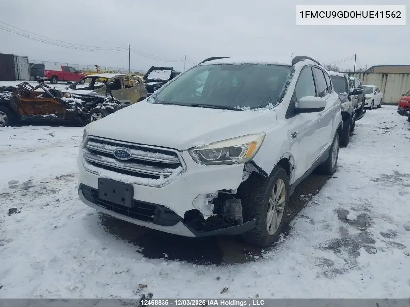 1FMCU9GD0HUE41562 2017 Ford Escape Se