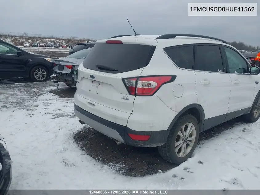 1FMCU9GD0HUE41562 2017 Ford Escape Se