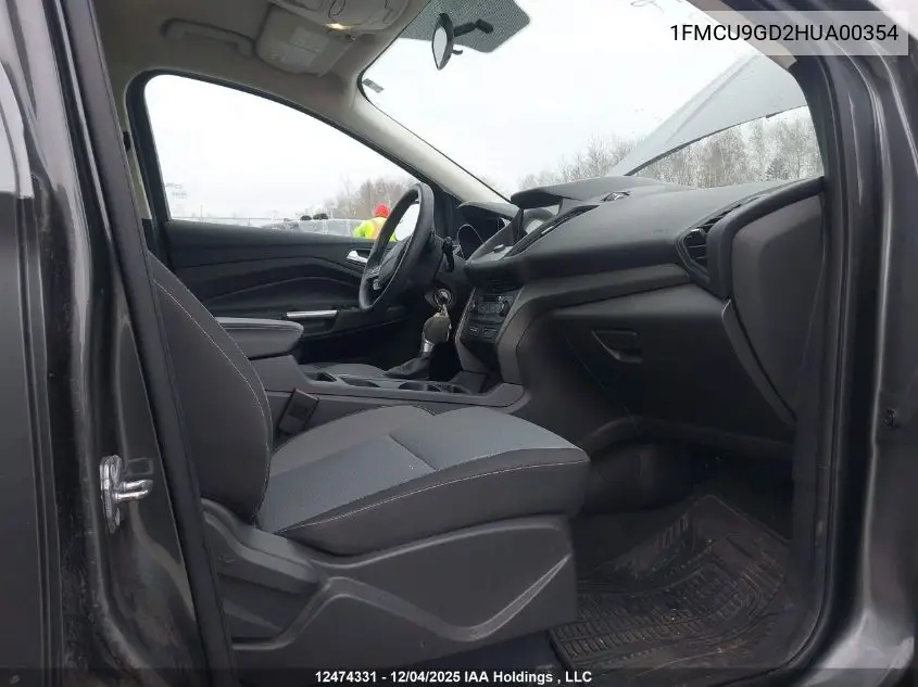 1FMCU9GD2HUA00354 2017 Ford Escape Se