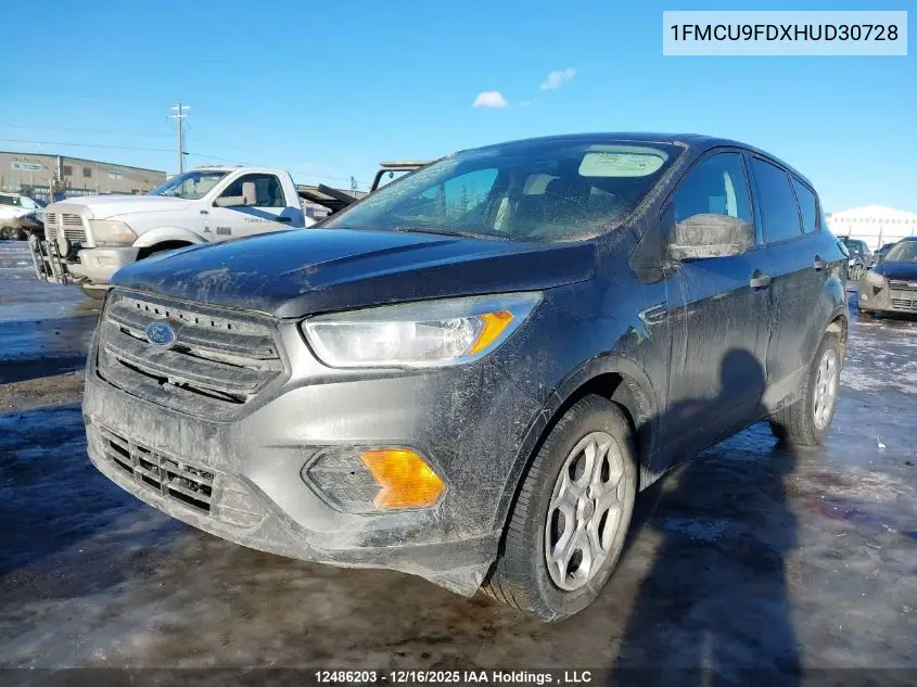 1FMCU9FDXHUD30728 2017 Ford Escape S