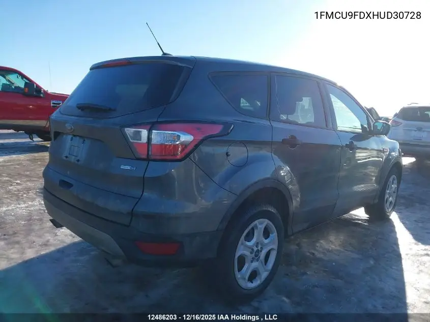 1FMCU9FDXHUD30728 2017 Ford Escape S