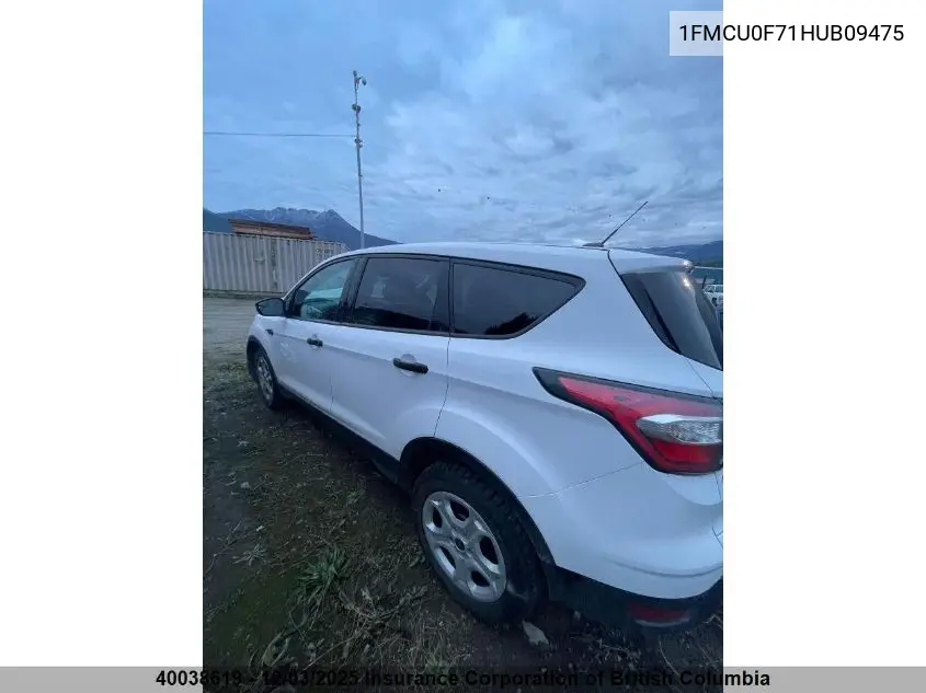 1FMCU0F71HUB09475 2017 Ford Escape S